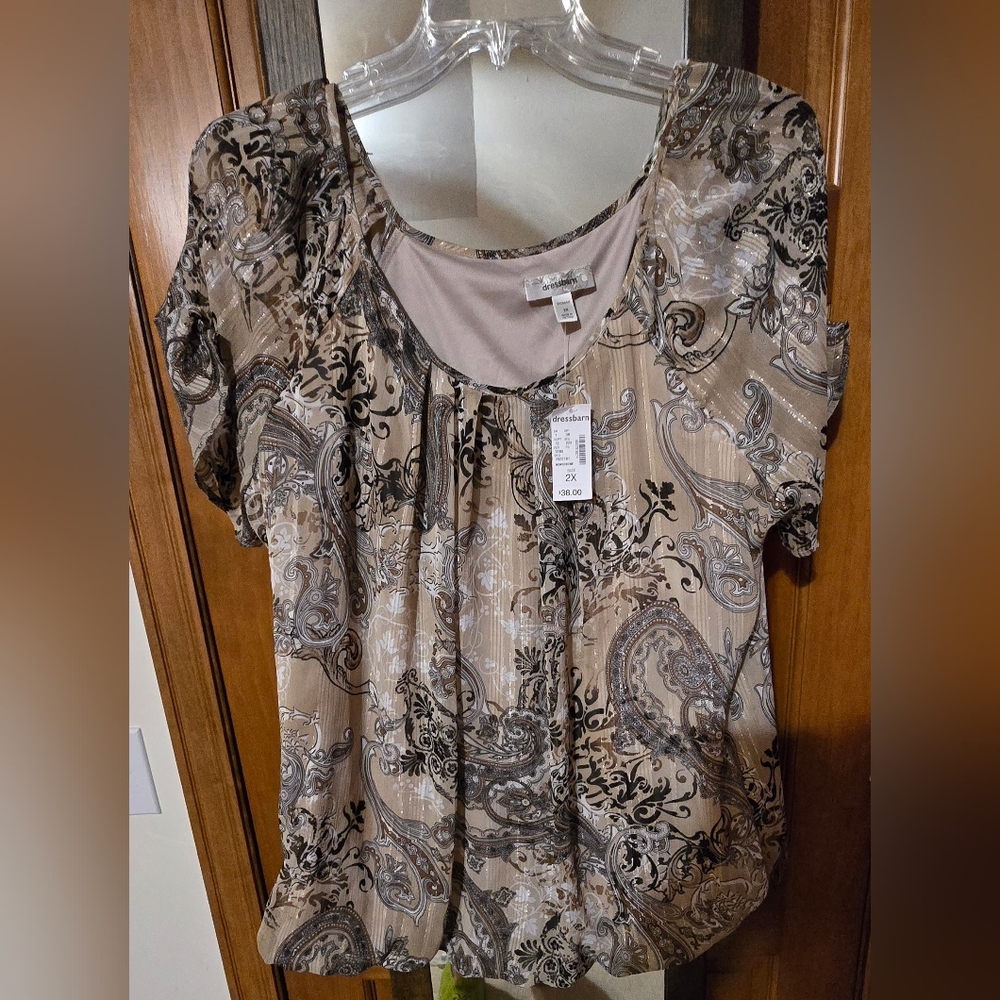 NEW 2XL Dress Barn Blouse